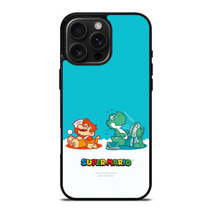 SUPER MARIO AND DINO NINTENDO iPhone 16 Pro Max Case SUPER MARIO AND DINO NINTENDO iPhone 16 Pro Max Case
