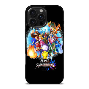 SUPER SMASH BROS WIIU iPhone 16 Pro Max Case SUPER SMASH BROS WIIU iPhone 16 Pro Max Case