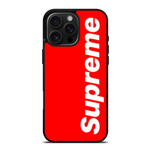 SUPREME RED LOGO iPhone 16 Pro Max Case