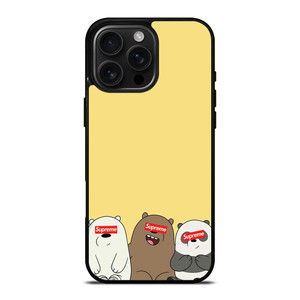 SUPREME WE BARE BEAR iPhone 16 Pro Max Case SUPREME WE BARE BEAR iPhone 16 Pro Max Case