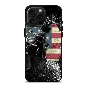 SWAT EAGLE AMERICAN FLAG iPhone 16 Pro Max Case SWAT EAGLE AMERICAN FLAG iPhone 16 Pro Max Case