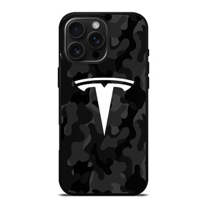 TESLA MOTORS LOGO CAMO iPhone 16 Pro Max Case TESLA MOTORS LOGO CAMO iPhone 16 Pro Max Case
