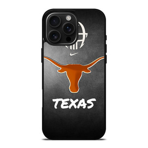 TEXAS LONGHORNS LOGO FOOTBALL iPhone 16 Pro Max Case TEXAS LONGHORNS LOGO FOOTBALL iPhone 16 Pro Max Case