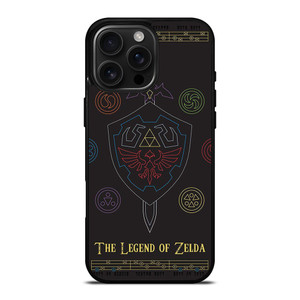 THE LEGEND OF ZELDA GAME ICON LOGO iPhone 16 Pro Max Case THE LEGEND OF ZELDA GAME ICON LOGO iPhone 16 Pro Max Case