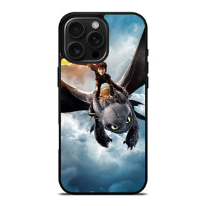 TOOTHLESS AND HICCUP TRAIN YOUR DRAGON iPhone 16 Pro Max Case TOOTHLESS AND HICCUP TRAIN YOUR DRAGON iPhone 16 Pro Max Case