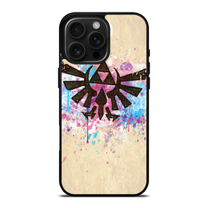 TRIFORCE SPLASH EMBLEM ART iPhone 16 Pro Max Case