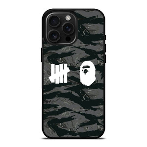 UNDEFEATED BAPE LOGO CAMO iPhone 16 Pro Max Case UNDEFEATED BAPE LOGO CAMO iPhone 16 Pro Max Case