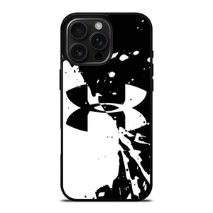 UNDER ARMOUR BLACK WHITE iPhone 16 Pro Max Case