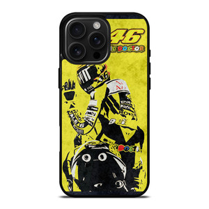 VALENTINO ROSSI THE DOCTOR 46 MOTOGP LEGEND iPhone 16 Pro Max Case