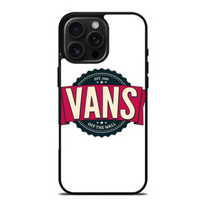 VANS CLASSIC LOGO BADGE iPhone 16 Pro Max Case VANS CLASSIC LOGO BADGE iPhone 16 Pro Max Case