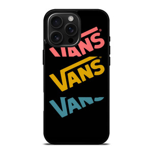 VANS COLOR LOGO COLLAGE iPhone 16 Pro Max Case VANS COLOR LOGO COLLAGE iPhone 16 Pro Max Case