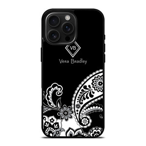 VERA BRADLEY BLACK AND WHITE iPhone 16 Pro Max Case VERA BRADLEY BLACK AND WHITE iPhone 16 Pro Max Case