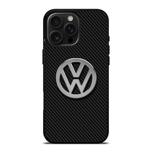 VW VOLKSWAGEN LOGO CARBON iPhone 16 Pro Max Case