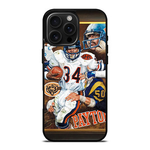 WALTER PAYTON FOOTBALL CHICAGO BEARS iPhone 16 Pro Max Case