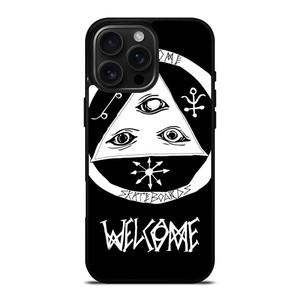 WELCOME SKATEBOARDS LOGO BLACK iPhone 16 Pro Max Case