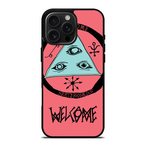 WELCOME SKATEBOARDS LOGO PINK iPhone 16 Pro Max Case WELCOME SKATEBOARDS LOGO PINK iPhone 16 Pro Max Case