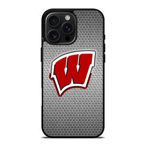 WISCONSIN BADGER EMBLEM iPhone 16 Pro Max Case