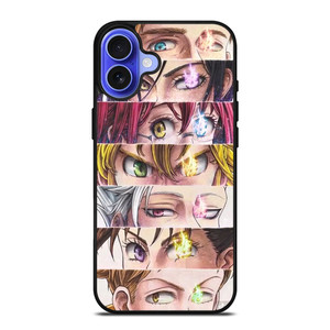 7 SEVEN DEADLY SINS CHARACTER FACES iPhone 16 Case 7 SEVEN DEADLY SINS CHARACTER FACES iPhone 16 Case