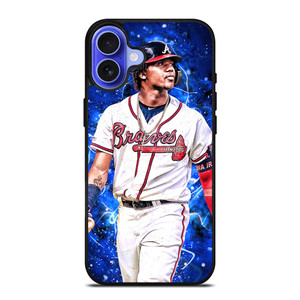 ACUNA JR ATLANTA BRAVES ART MLB iPhone 16 Case ACUNA JR ATLANTA BRAVES ART MLB iPhone 16 Case