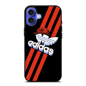 ADIDAC LOGO EMBLEM HAT iPhone 16 Case