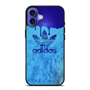 ADIDAS LOGO BLUE LIQUID iPhone 16 Case ADIDAS LOGO BLUE LIQUID iPhone 16 Case