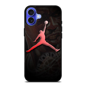 AIR JORDAN LOGO LEATHER iPhone 16 Case AIR JORDAN LOGO LEATHER iPhone 16 Case