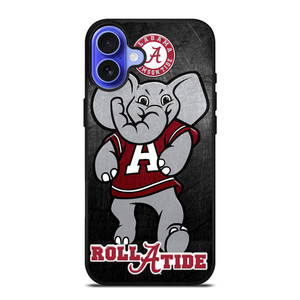 ALABAMA ROLL A TIDE CRIMSON BAMA FOOTBALL iPhone 16 Case ALABAMA ROLL A TIDE CRIMSON BAMA FOOTBALL iPhone 16 Case