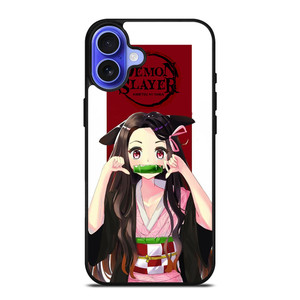 ANIME DEMON SLAYER KIMETSU NO YAIBA CUTE NEZUKO iPhone 16 Case ANIME DEMON SLAYER KIMETSU NO YAIBA CUTE NEZUKO iPhone 16 Case