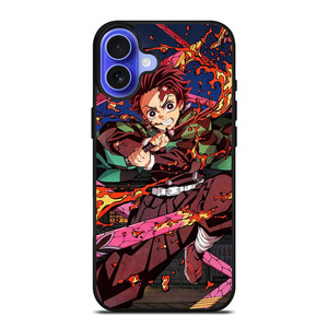 ANIME MANGA DEMON SLAYER TANJIRO KAMADO iPhone 16 Case ANIME MANGA DEMON SLAYER TANJIRO KAMADO iPhone 16 Case