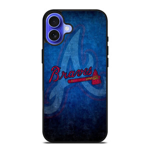 ATLANTA BRAVES A BASEBALL LOGO iPhone 16 Case ATLANTA BRAVES A BASEBALL LOGO iPhone 16 Case