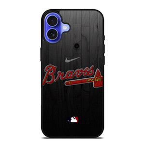 ATLANTA BRAVES MLB LOGO iPhone 16 Case ATLANTA BRAVES MLB LOGO iPhone 16 Case