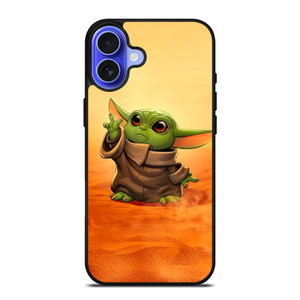 BABY YODA CARTOON STAR WARS iPhone 16 Case