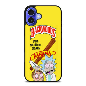 BACKWOODS RICK AND MORTY YELLOW iPhone 16 Case