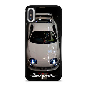 TOYOTA SUPRA WHITE CAR iPhone X / XS Case TOYOTA SUPRA WHITE CAR iPhone X / XS Case