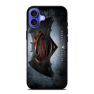 BATMAN VS SUPERMAN LOGO iPhone 16 Case BATMAN VS SUPERMAN LOGO iPhone 16 Case