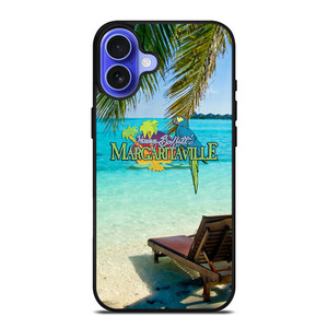 BEACH JIMMY BUFFETS MARGARITAVILLE BEACH iPhone 16 Case BEACH JIMMY BUFFETS MARGARITAVILLE BEACH iPhone 16 Case