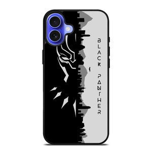 BLACK PANTHER BLACK WHITE FAN ART iPhone 16 Case BLACK PANTHER BLACK WHITE FAN ART iPhone 16 Case