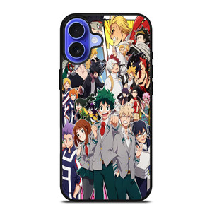 BOKU NO HERO ANIME CHARACTER ILLUSTRATION iPhone 16 Case BOKU NO HERO ANIME CHARACTER ILLUSTRATION iPhone 16 Case
