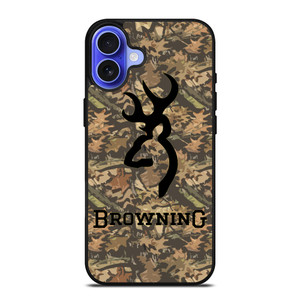 CAMO BROWNING LOGO iPhone 16 Case