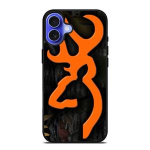 CAMO BROWNING ORANGE iPhone 16 Case CAMO BROWNING ORANGE iPhone 16 Case