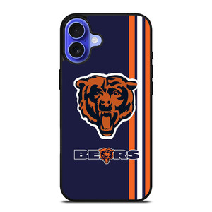 CHICAGO BEARS STRIPS ICON iPhone 16 Case CHICAGO BEARS STRIPS ICON iPhone 16 Case