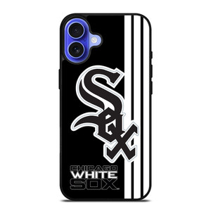 CHICAGO WHITE SOX STRIPSE iPhone 16 Case CHICAGO WHITE SOX STRIPSE iPhone 16 Case