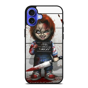 CHUCKY DOLL WITH KNIFE iPhone 16 Case CHUCKY DOLL WITH KNIFE iPhone 16 Case