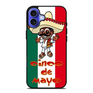 CINCO DE MAYO CARTOON iPhone 16 Case CINCO DE MAYO CARTOON iPhone 16 Case