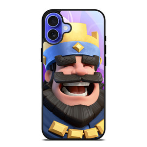 CLASH ROYAL KING SMILING iPhone 16 Case CLASH ROYAL KING SMILING iPhone 16 Case