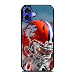 CLEMSON TIGERS ICON ON HELMET iPhone 16 Case