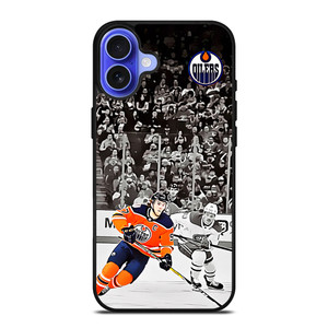 CONNOR MCDAVID HOCKEY OILERS LEAGUE iPhone 16 Case