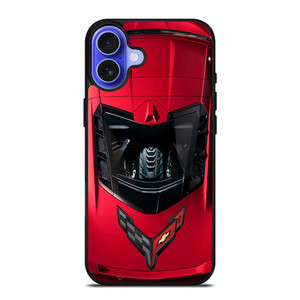 CORVETTE CHEVY RED CAR iPhone 16 Case