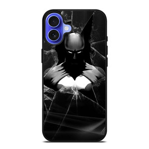 CRACKED OUT GLASS BATMAN THE DARK KNIGHT 3 iPhone 16 Case