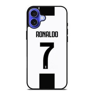 CRISTIANO RONALDO JERSEY 7 JUVENTUS iPhone 16 Case